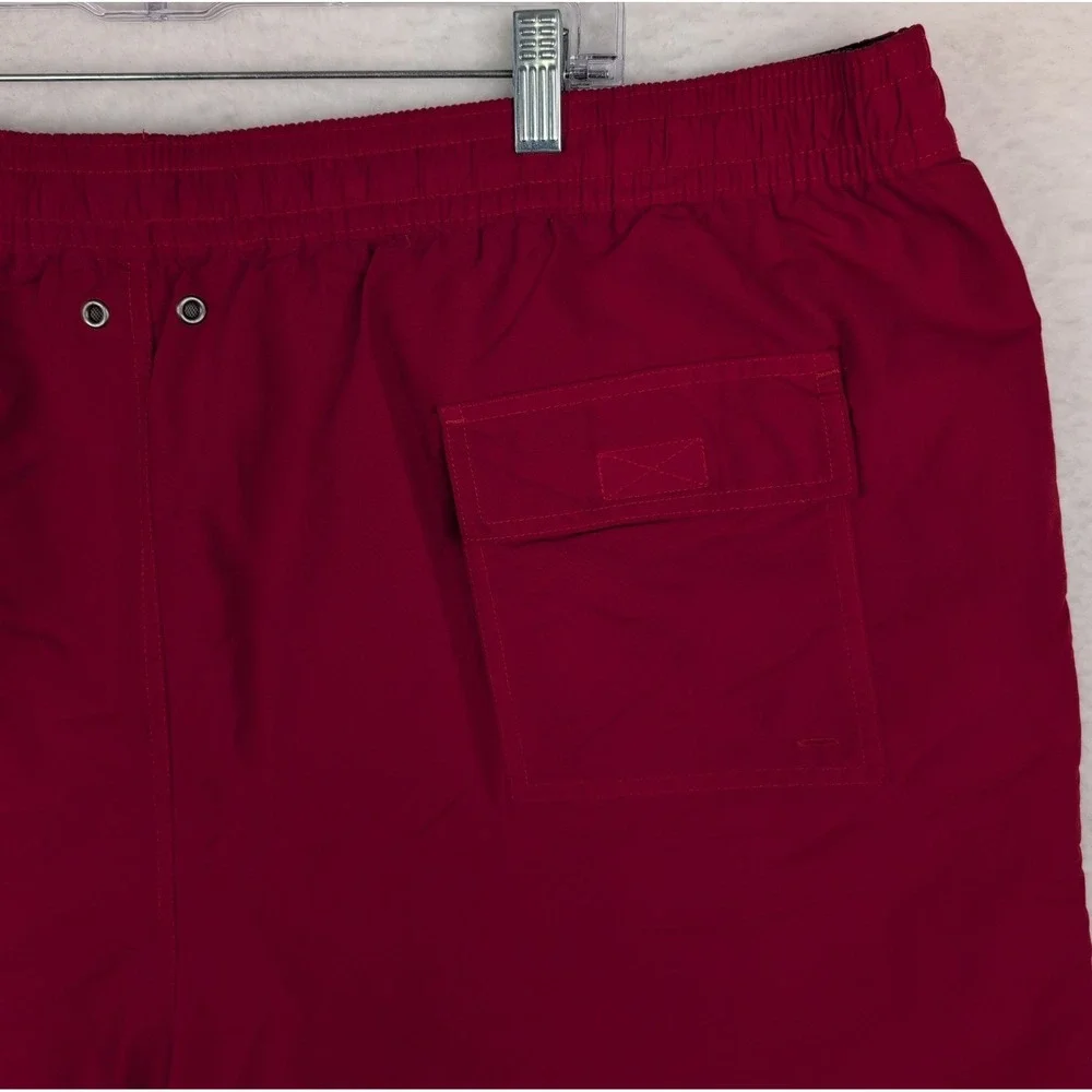 Polo Ralph Lauren Swim Trunks Men's 5XB Red Shorts Lined Pockets